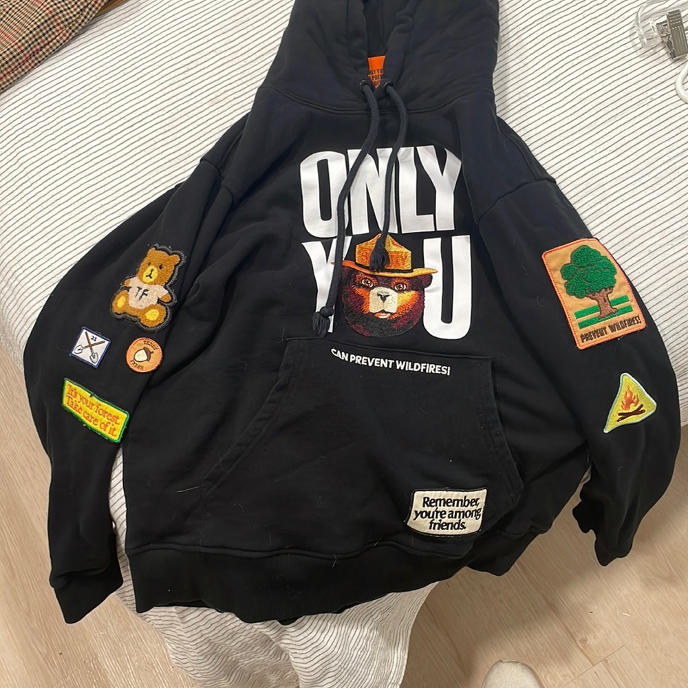 Teddy fresh Smokey the bear hoodie